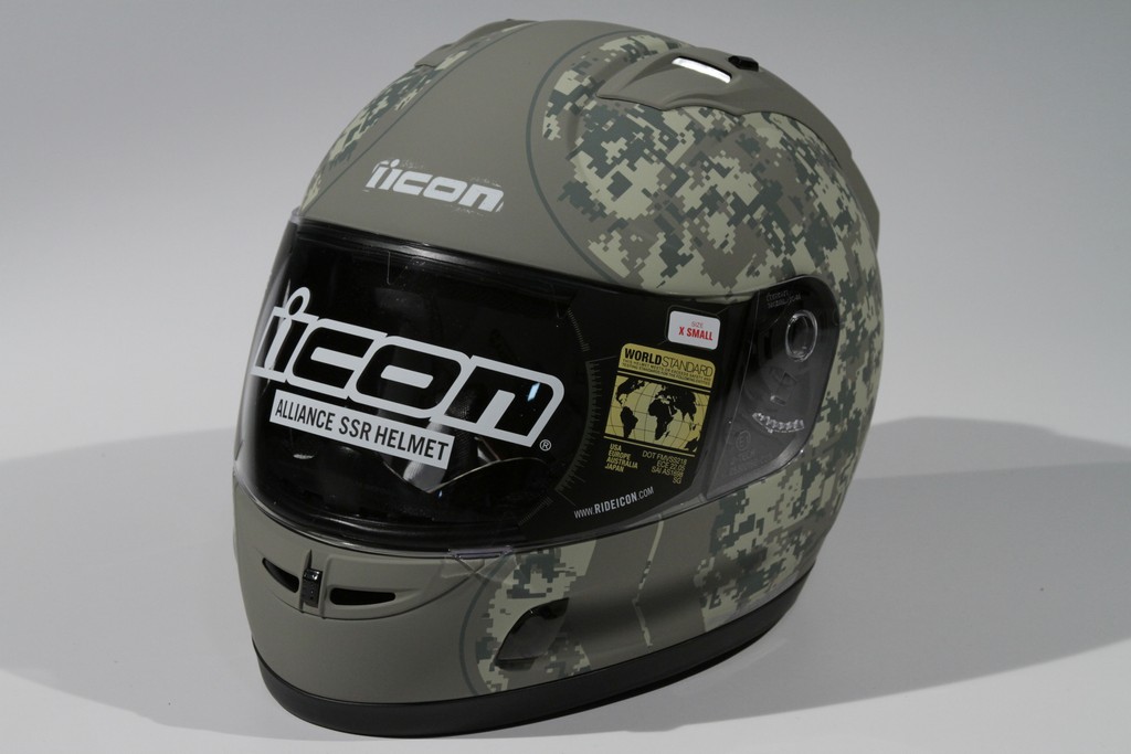 digital camo motorcycle helmet